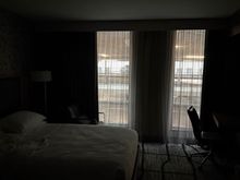 Photo taken during midday. This was as bright as the room ever got without turning on a light. 