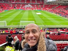 Great seats in the Stratford end with the hardcore fans.