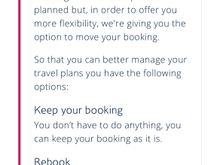 Already given the option to rebook for tomorrows 21.35 flight Heathrow tow Dubai. What are the chances they will rebook on a different airlines from a different airport to ensure we arrive sometime on Sunday? 