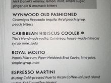 MIA Cocktails. 