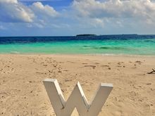 View from Gattafushi island back to the W