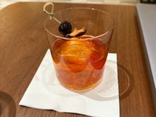 Peach tree old fashioned - a little too sweet but pretty good cocktail