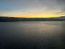 sunrise in Norwegian waters