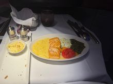 DOH -DEL Salmon main - the sides were great but the fish was dry and rubbery