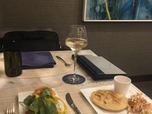Fried Halloumi and Pupusa