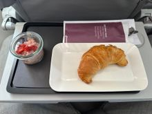 Helvetic's business class meal 
