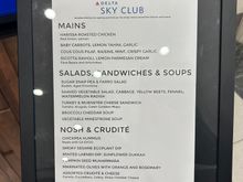 New D sky club now displaying a menu outside! 