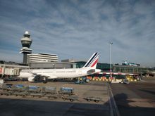 View from the window in AMS
