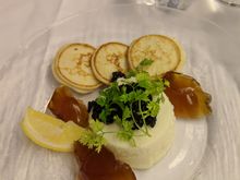 Cauliflower mousse with caviar