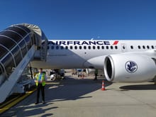 Boarding my Air France (operated by Hop!) flight at Geneva 