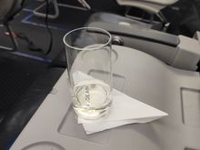 This was what I received when I requested for champagne as pre departure drink.... unbelievable...with no shame to serve this....