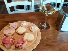 Through the Simplon Tunnel with the train and it's aperitivo time in Domodossola !