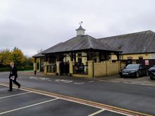 The exterior of the Mendip Crematorium 