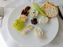 This was the cheese course and, although it doesn't look enormous, it was a challenge getting through it 