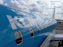 Boarding my KLM Cityhopper flight to Frankfurt at Amsterdam 