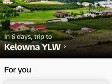 Instead of the home page showing me where I’m going next, inspire me with destinations as I’m apt to book one. 