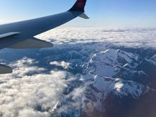 Classic awesome view over the Rockies 