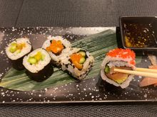 “Assorted sushi” at the restaurant.  