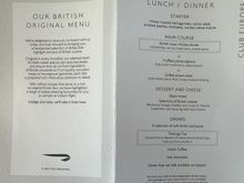 Menu IST - LHR