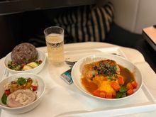 LAX-HEl Dinner: Salmon in wasabi sauce