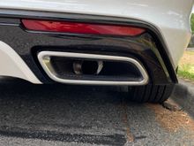 Semi-fake exhaust 