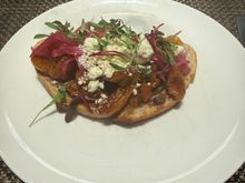 Tomato tartine was less of a tart and more of a toast, but the flavors all worked together...delicious starter