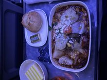 This all tasted good, though I wish it were easier to know what I was eating in a darkened cabin. 