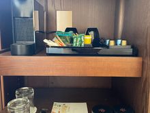 Coffee station and minibar