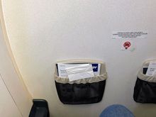 It did mean a change from 1A to 2A, but that’s still the front row on this ex-Azul airplane, with a small closet in front. LO is very good at maintaining relative seat categories when changing planes – unfortunately they have a very varied collection of seat maps in their E-jet fleet.