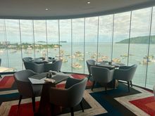 Weather is looking more pleasant today from the breakfast room!