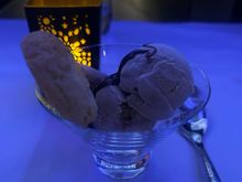 Tiramisu Crumble Ice Cream - frozen too hard but I dumped espresso over the top for a DIY affogato which did the trick 