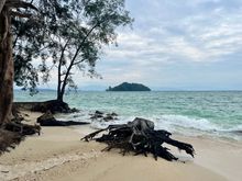 The quieter end of the beach 