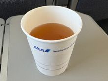 No food service on domestic flights.. only drinks. But they do offer a beef consomme (which is delicious!)