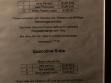 Rack rate pricing 