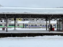 Otaru railway station. 