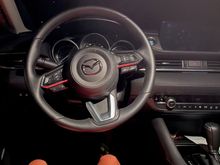 Driver view  at night 