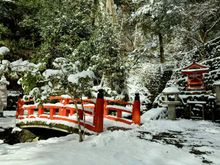 Bridge in the snow 