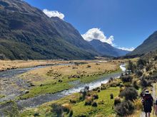 Hiking down the Greenstone Valley