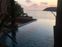 Sunset on the terrace