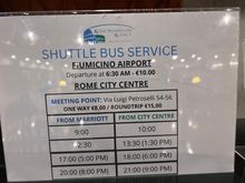 There is a shuttle bus operating to and from
 the city each day. There is also a once-daily shuttle to the airport at 06:30.