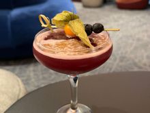 Sapphire Signature Cocktail (This wasn’t available via app so had to order at the bar)