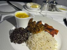 Vegetarian F curry, the crispy stuff in the middle was great 