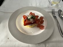 Dessert was very good. 