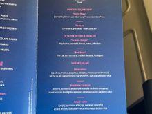 Long haul menu 