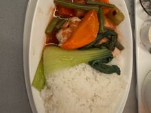 Having worked in a takeaway, this was a disappointment. There was a lot of rice, and the sauce was just red - very little flavour. Everything was just a bit soft and mushy. 