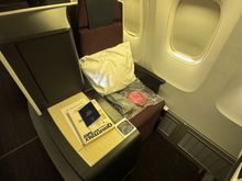 I picked a window seat on the 767