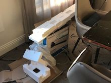 unfinished set-up