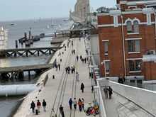 Promenade leading to Tower of Belem