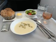 Artichoke soup. 