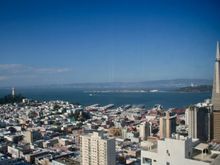 From the 22nd floor of the Fairmont 